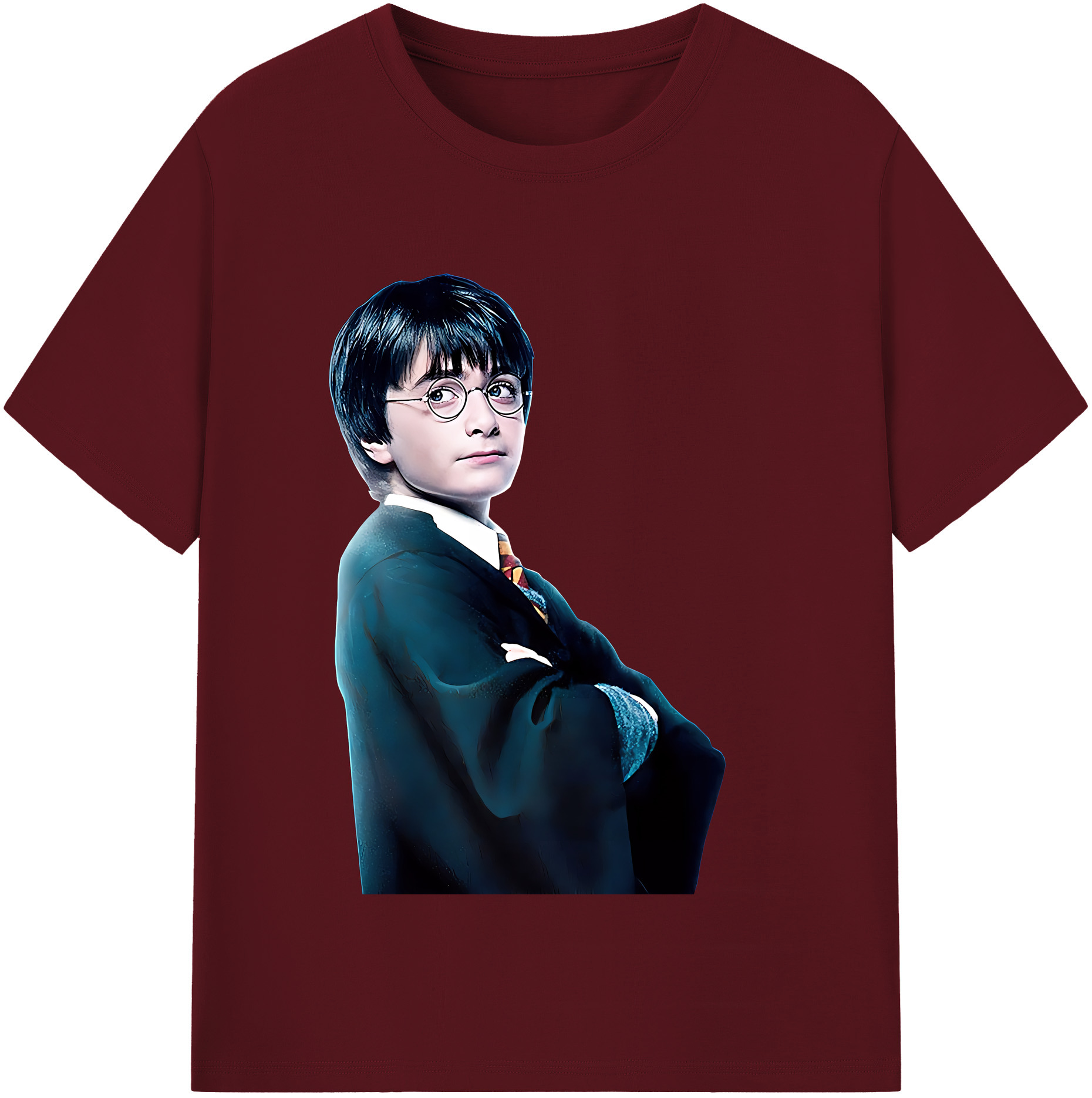 （画像用） Harry Potter ハリー・ポッターシリーズ 綿100％半袖Tシャツ（フロントプリント）